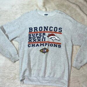 Vintage Broncos Super Bowl XXXII Crewneck Sweatshirt 1998‎
